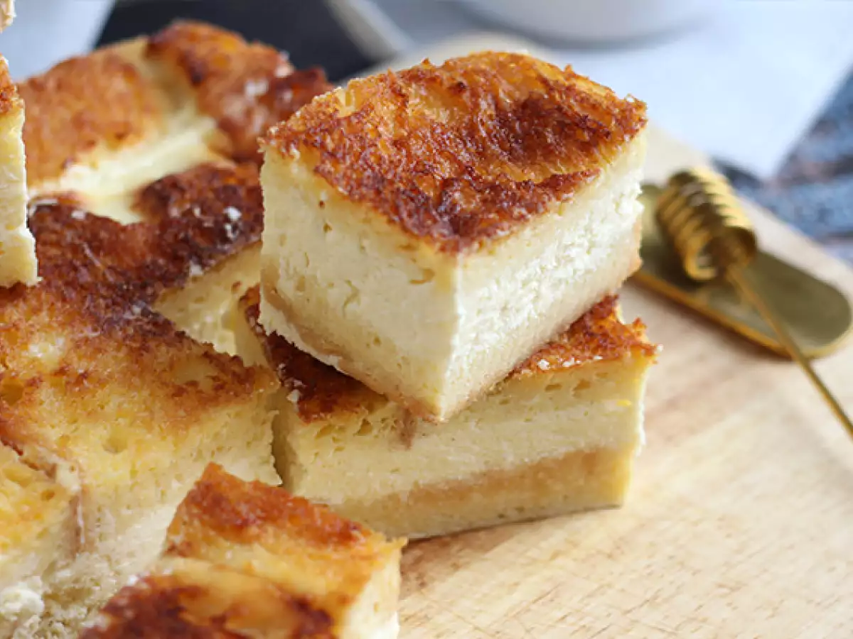 Köyhät ritarit ja juustokakkupatukat (French toast -juustokakkupatukat) - kuva 4