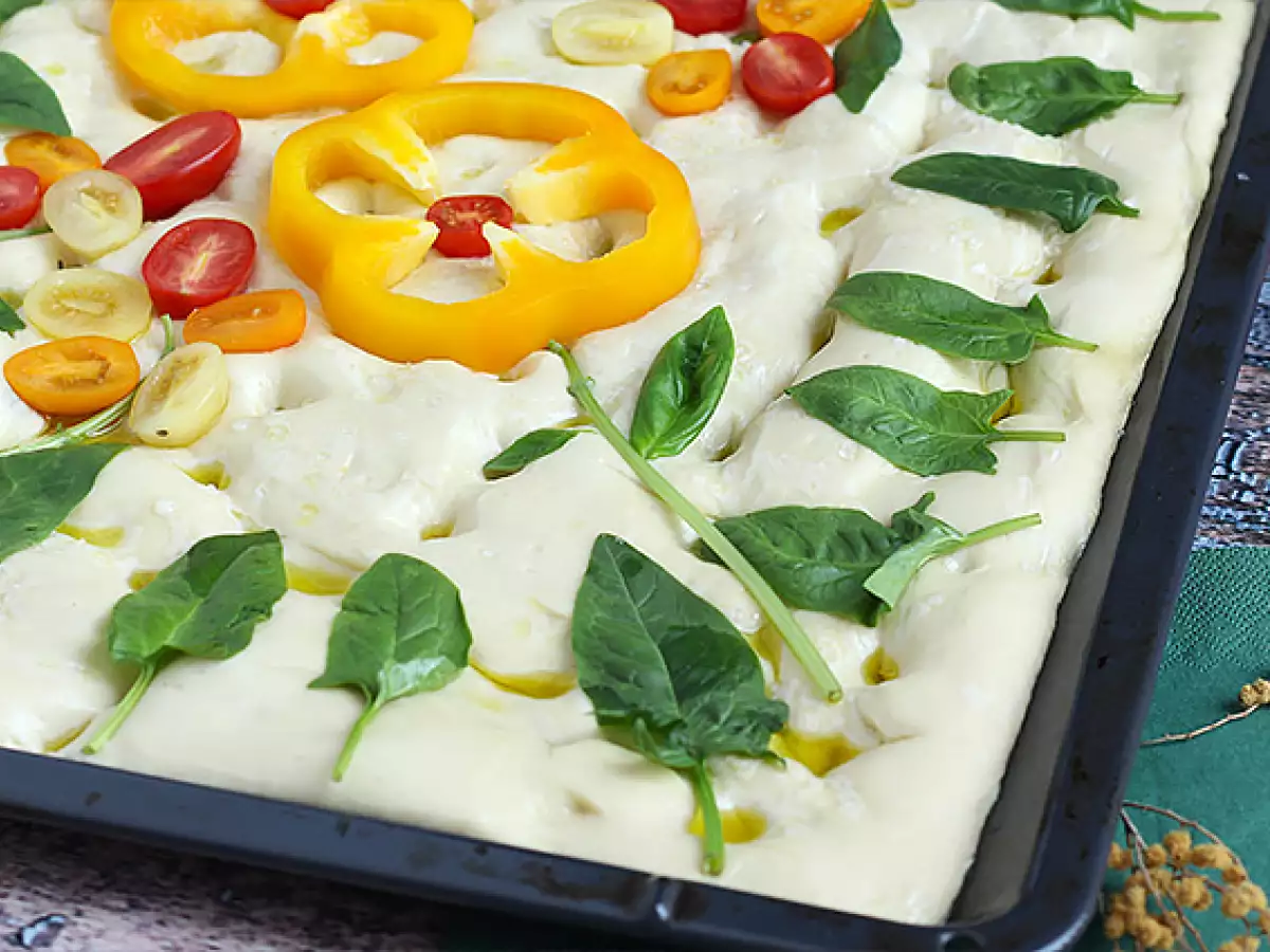 Kukkafocaccia – focaccia-taidetta - kuva 5