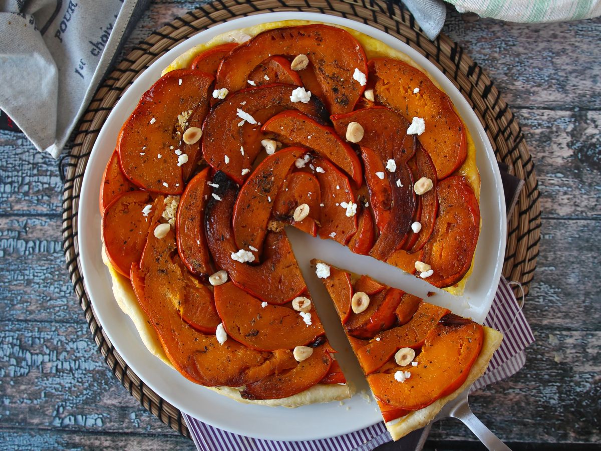 Kurpitsatatini vuohenjuuston ja hunajan kanssa - kuva 6