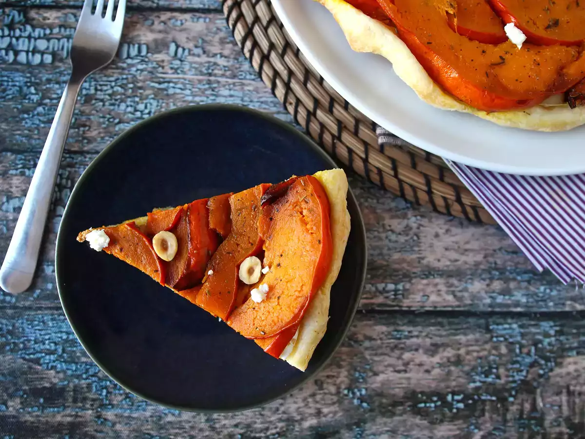 Kurpitsatatini vuohenjuuston ja hunajan kanssa - kuva 8