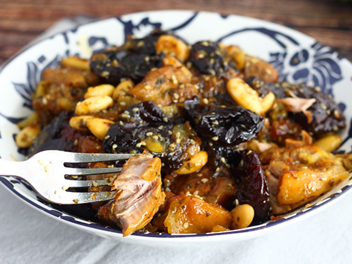 Lampaanliha tagine luumujen kanssa (vaiheet ja video) - kuva 4
