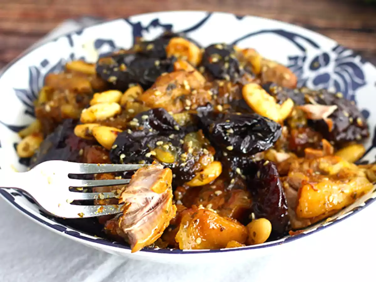 Lampaanliha tagine luumujen kanssa (vaiheet ja video) - kuva 4