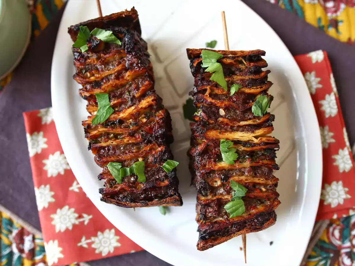 Lavash-kebabvartaat tortilloista airfryerissa – helppo resepti