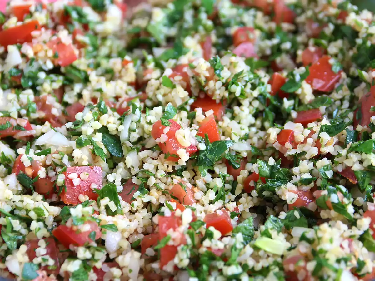 Libanonilainen tabbouleh, hyper tuoksuva ja hyvin tuore kuin me haluamme - kuva 4