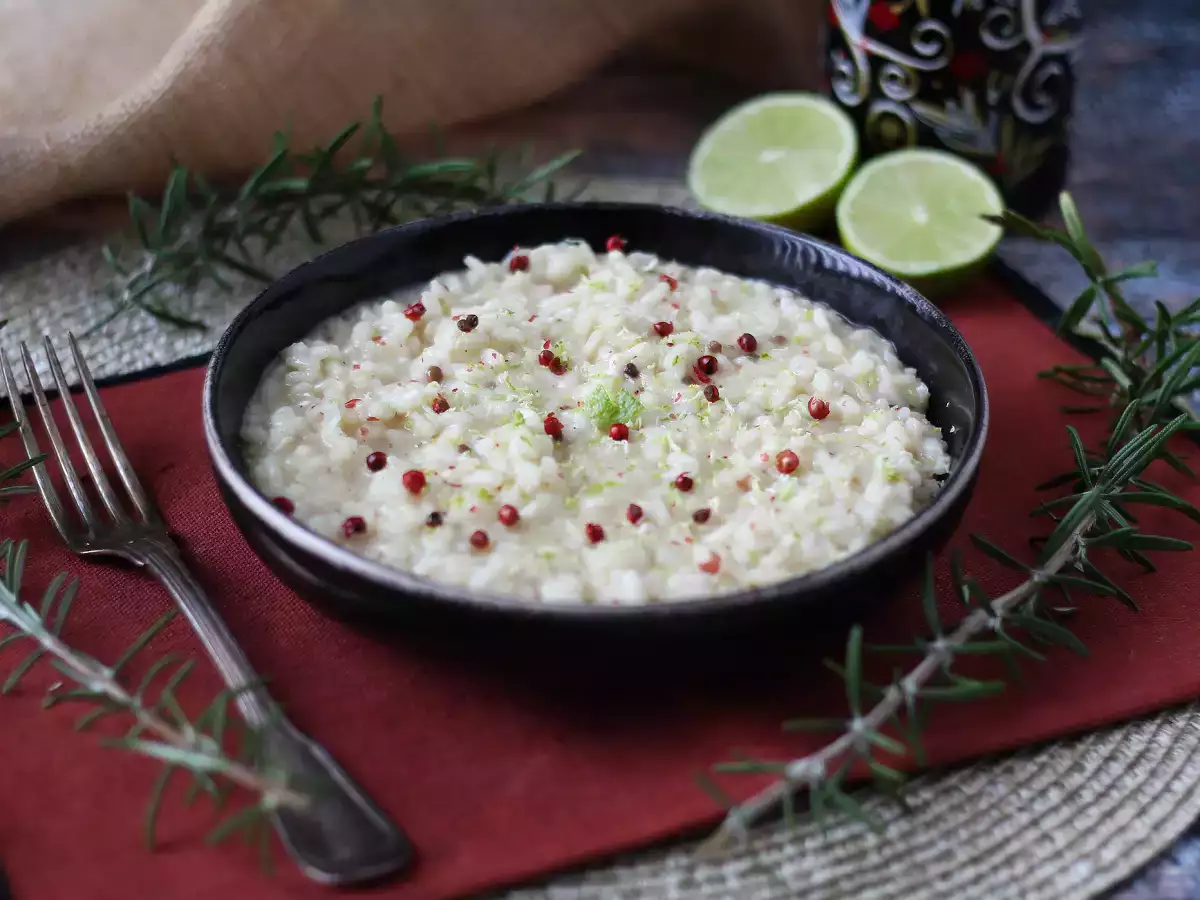 Limetti- ja rosépippuririsotto – tyylikäs kasvisruoka erityisiin illallisiin - kuva 3