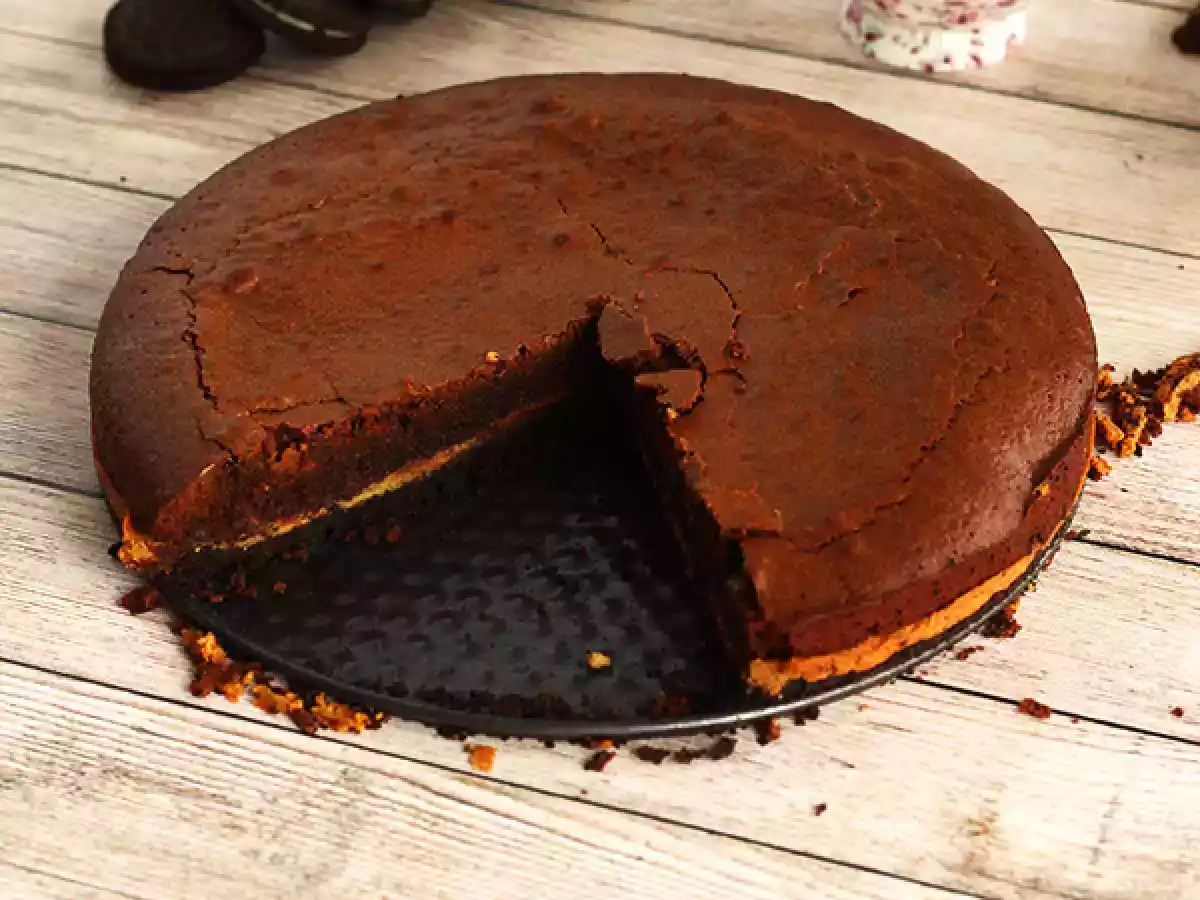 Maapähkinävoibrownie ja Oreo-keksit