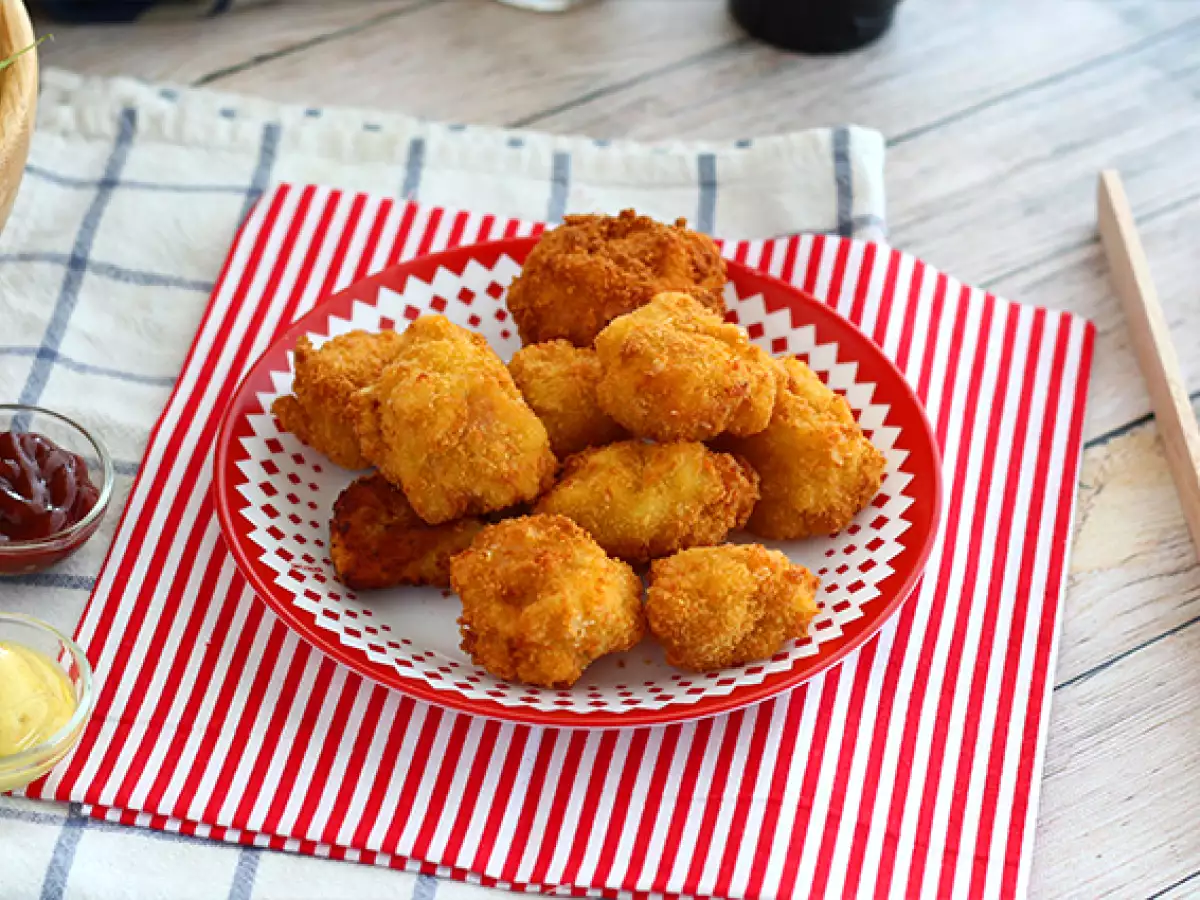 Makaronikroketit kinkulla ja juustolla
