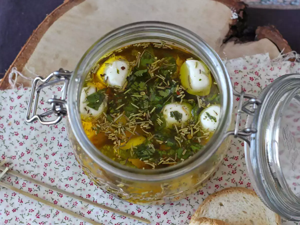 Marinoidut mozzarellapallot aperitiiviksi tai salaatiksi! - kuva 5