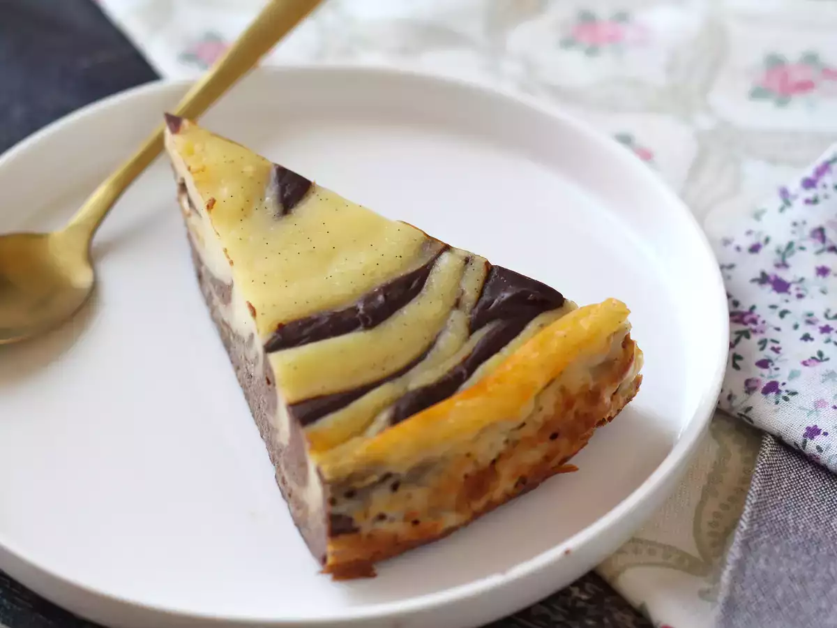 Marmoroitu flan ilman leivonnaisia, superhelppo tehdä ja taattu wow-vaikutelma. - kuva 5