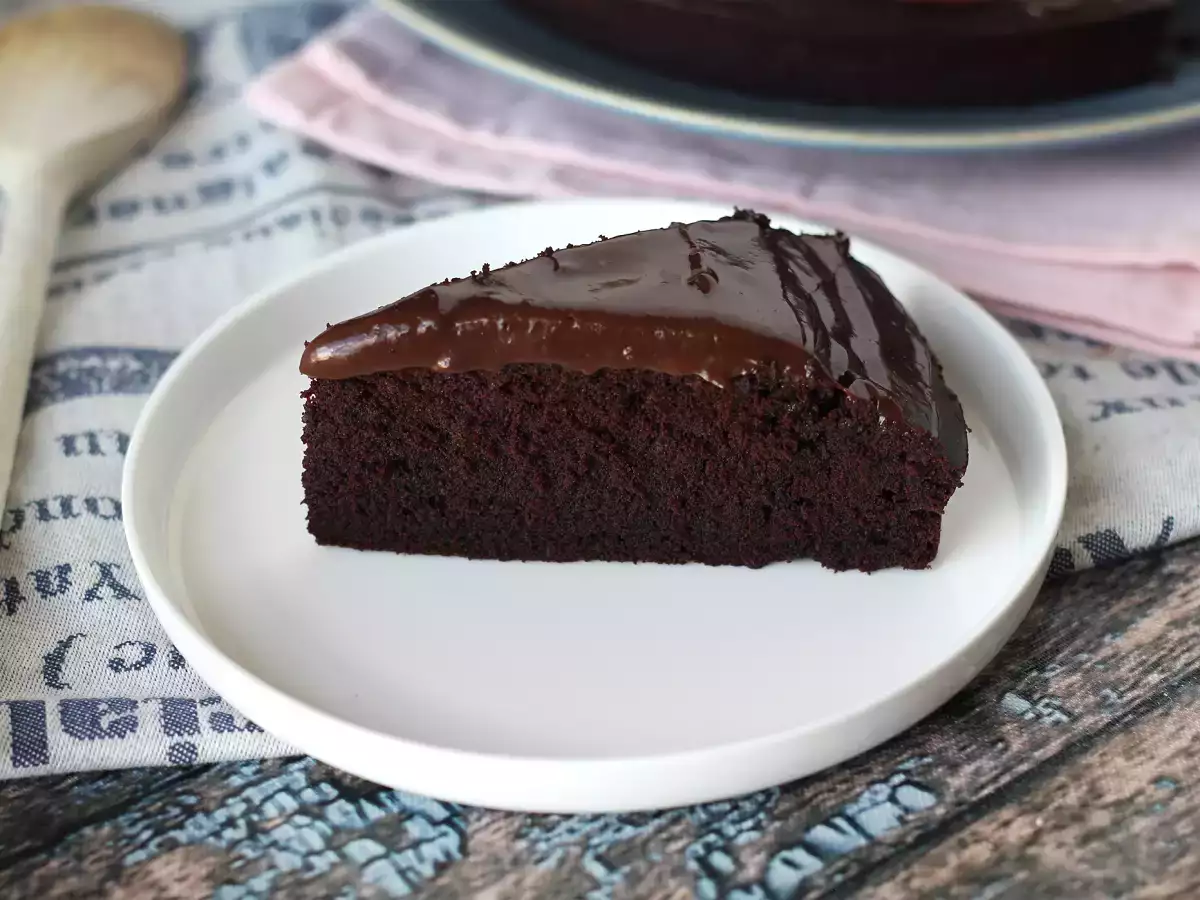 Mehevä Nega Maluca -suklaakakku brigadeiro-kuorrutteella - kuva 2