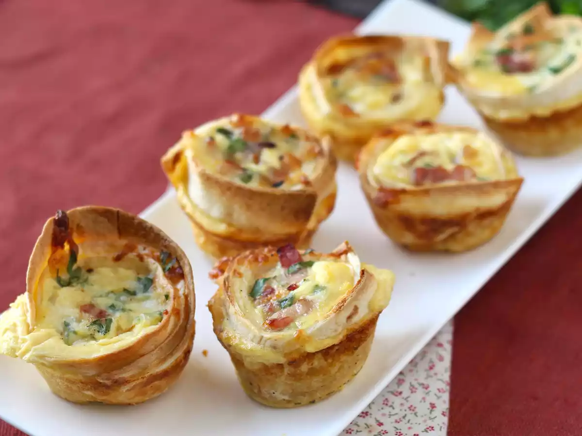 Mitä tehdä tortillojen kanssa? Helppoja ja taloudellisia quiches! - kuva 2