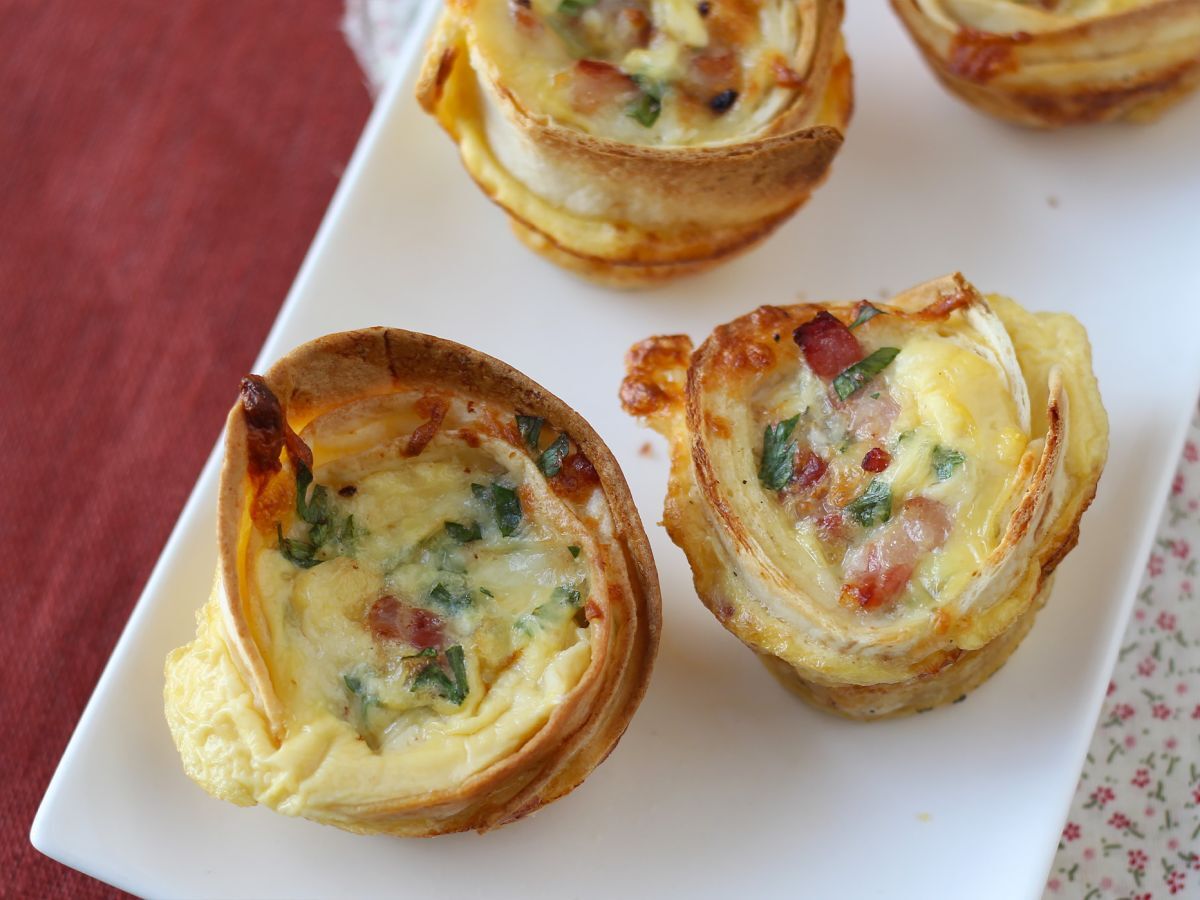 Mitä tehdä tortillojen kanssa? Helppoja ja taloudellisia quiches! - kuva 3