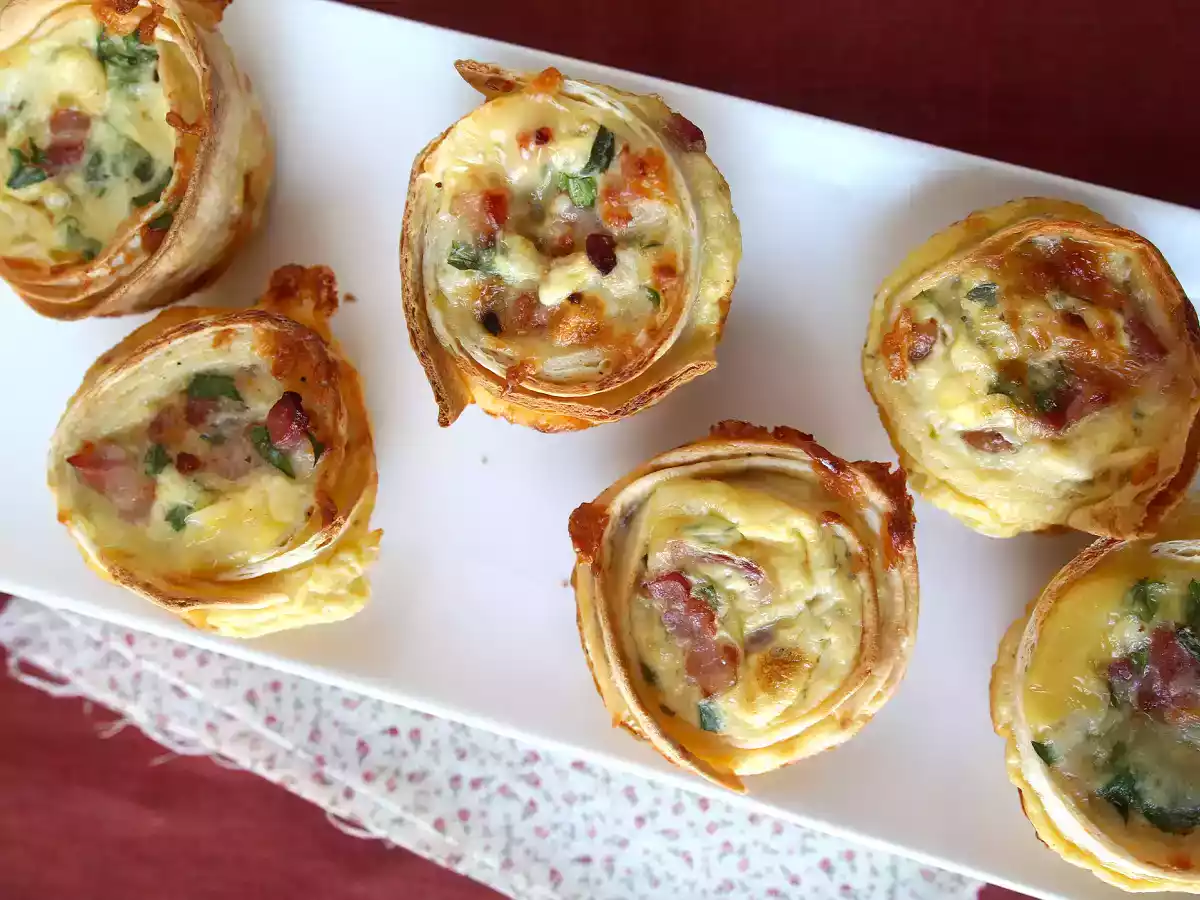 Mitä tehdä tortillojen kanssa? Helppoja ja taloudellisia quiches! - kuva 4