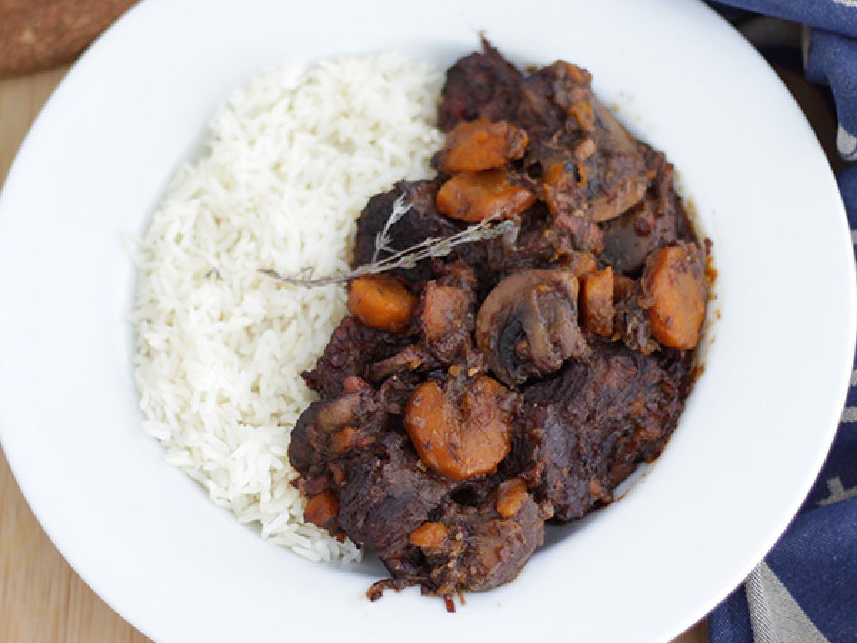 Naudanliha Bourguignon