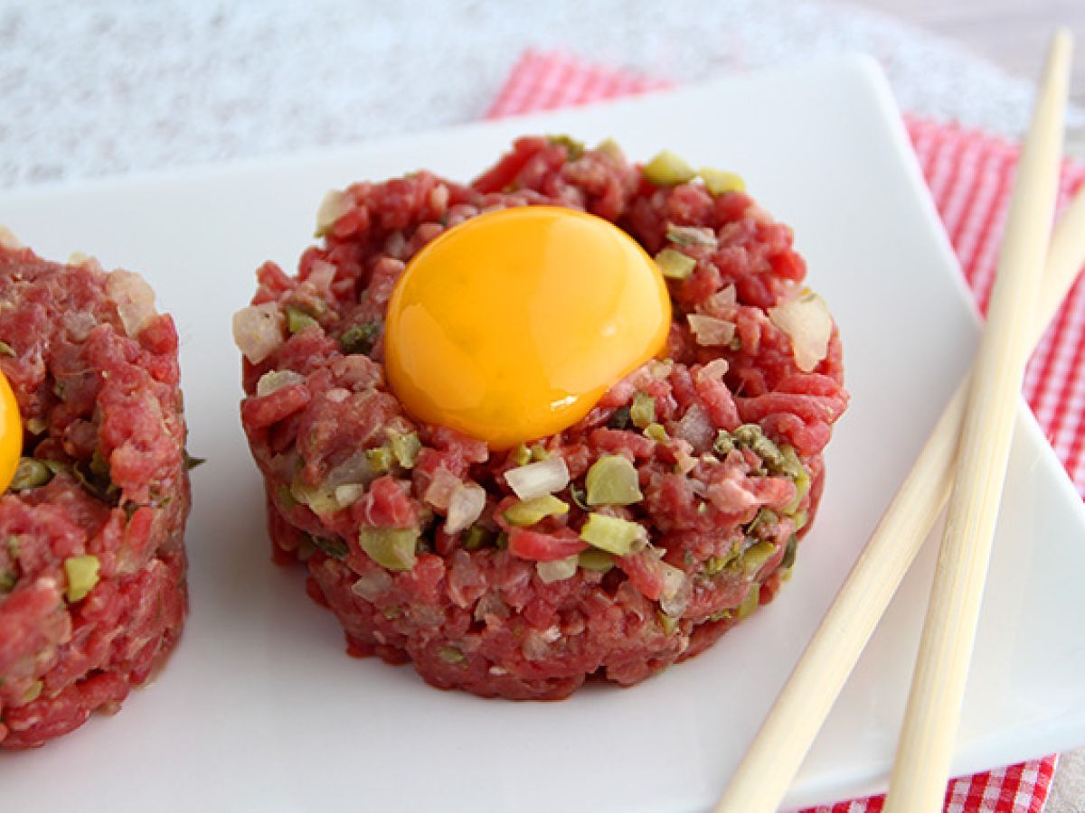 Naudanlihapihvi tartar