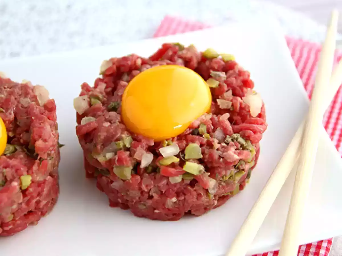 Naudanlihapihvi tartar