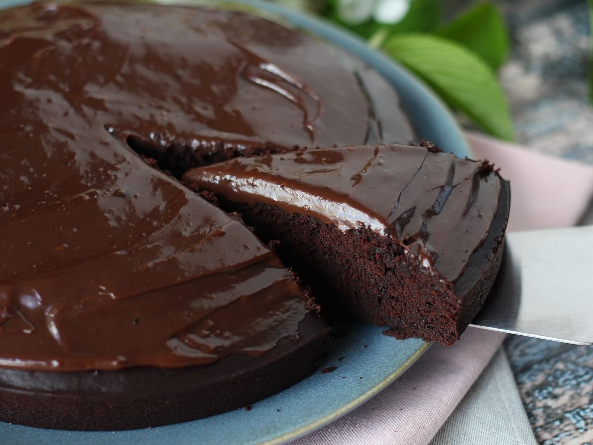 Nega maluca -kakku ja brigadeiro-kuorrutus
