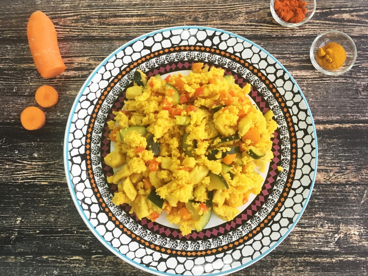 Nopea couscous (kana ja vihanneksia)