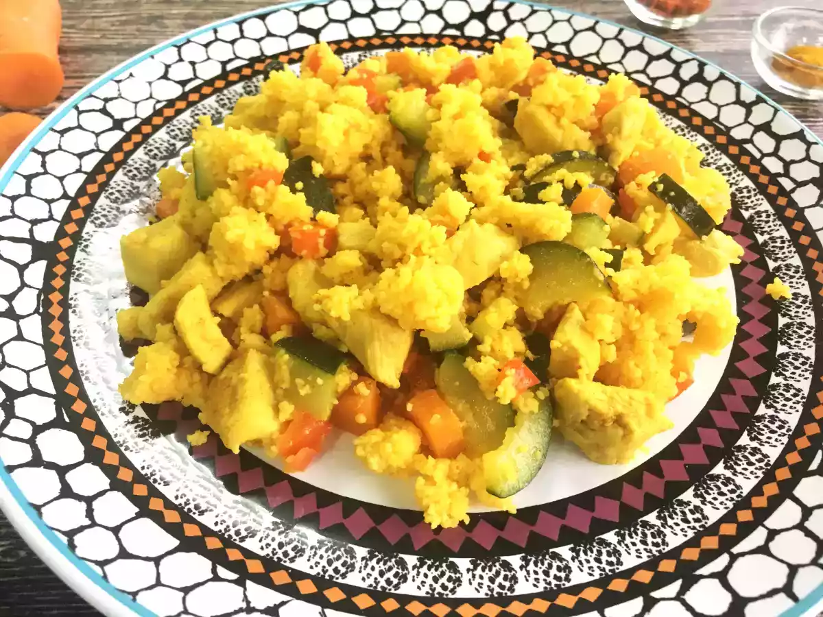 Nopea couscous (kana ja vihanneksia) - kuva 2