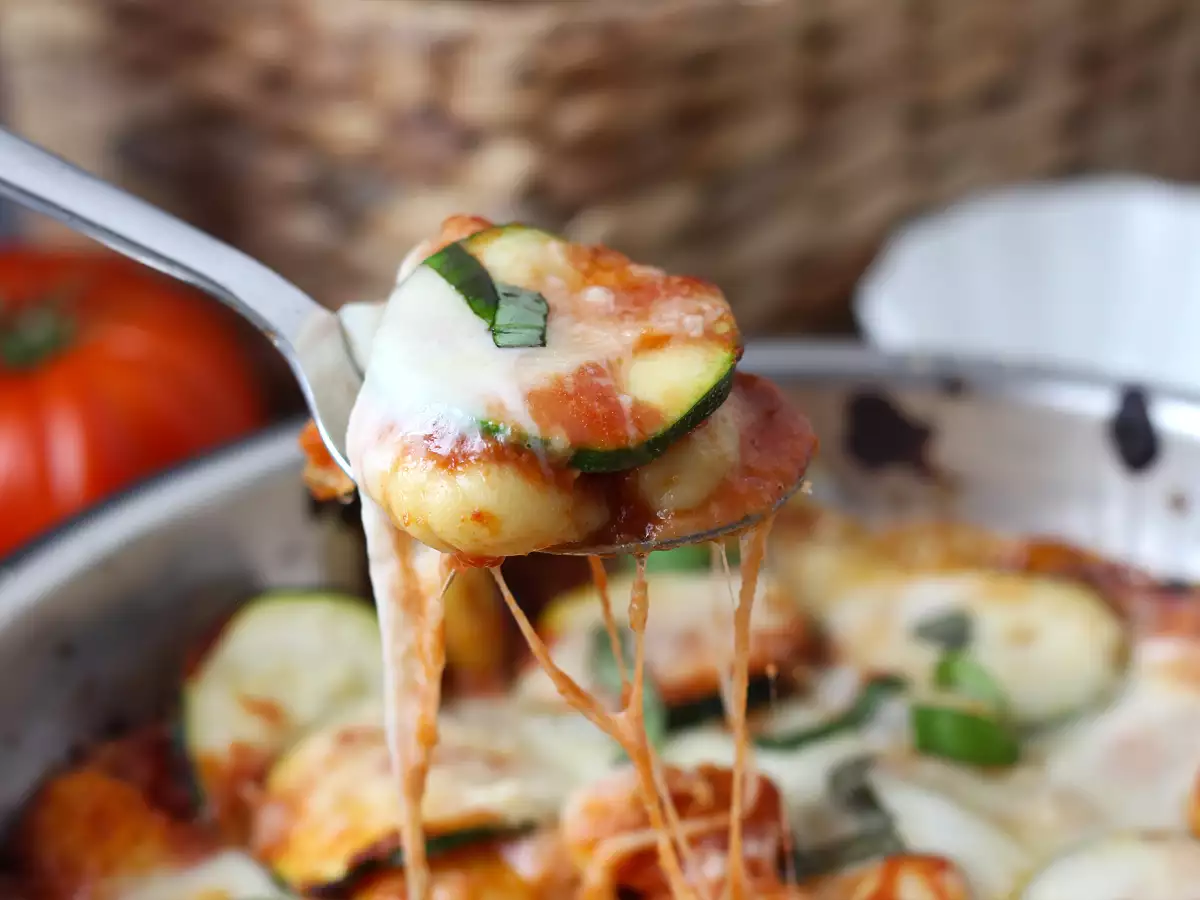 Nopea resepti: kesäkurpitsa-gnocchi-mozzarella-gratin - kuva 3