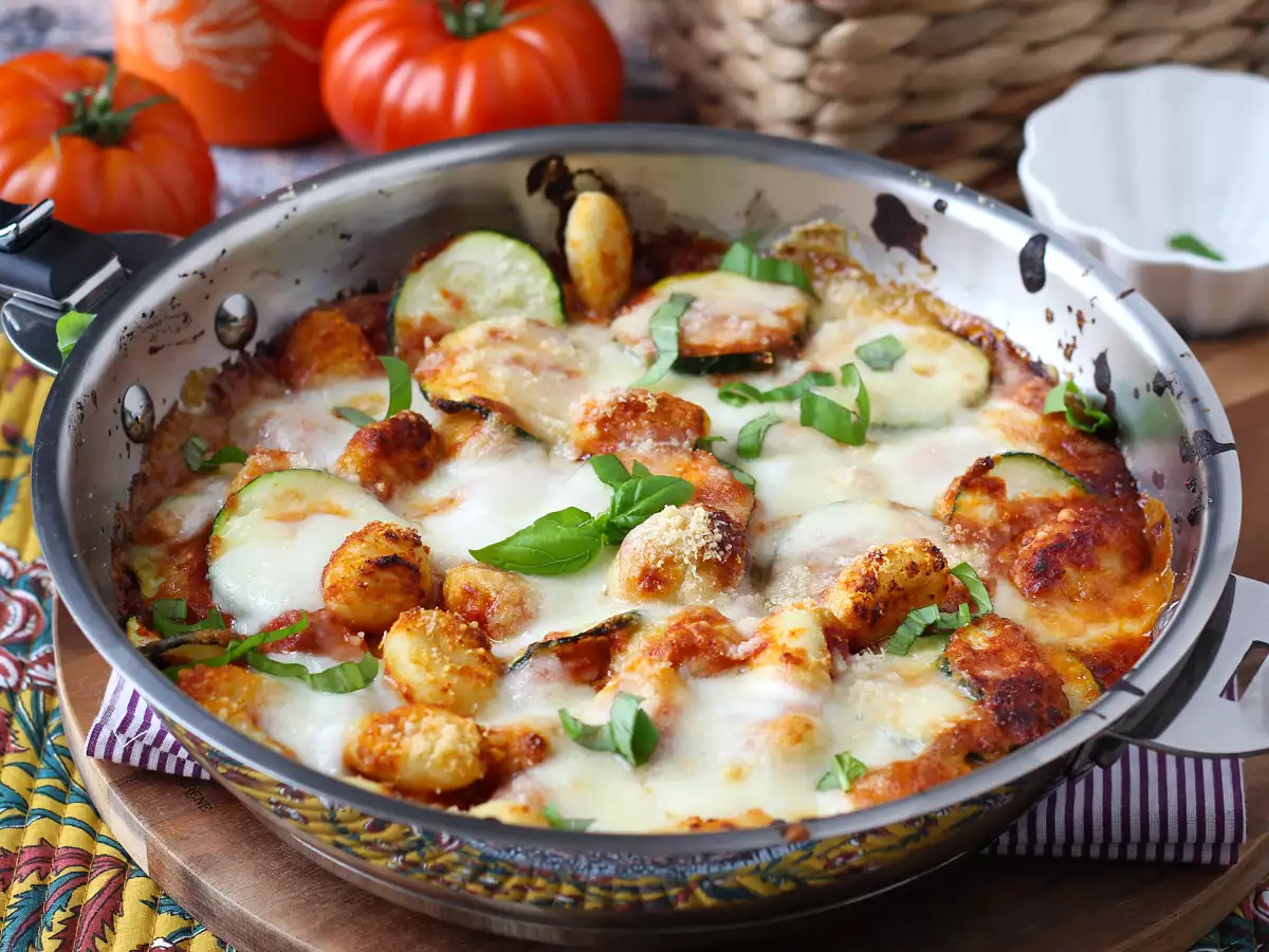 Nopea resepti: kesäkurpitsa-gnocchi-mozzarella-gratin - kuva 5