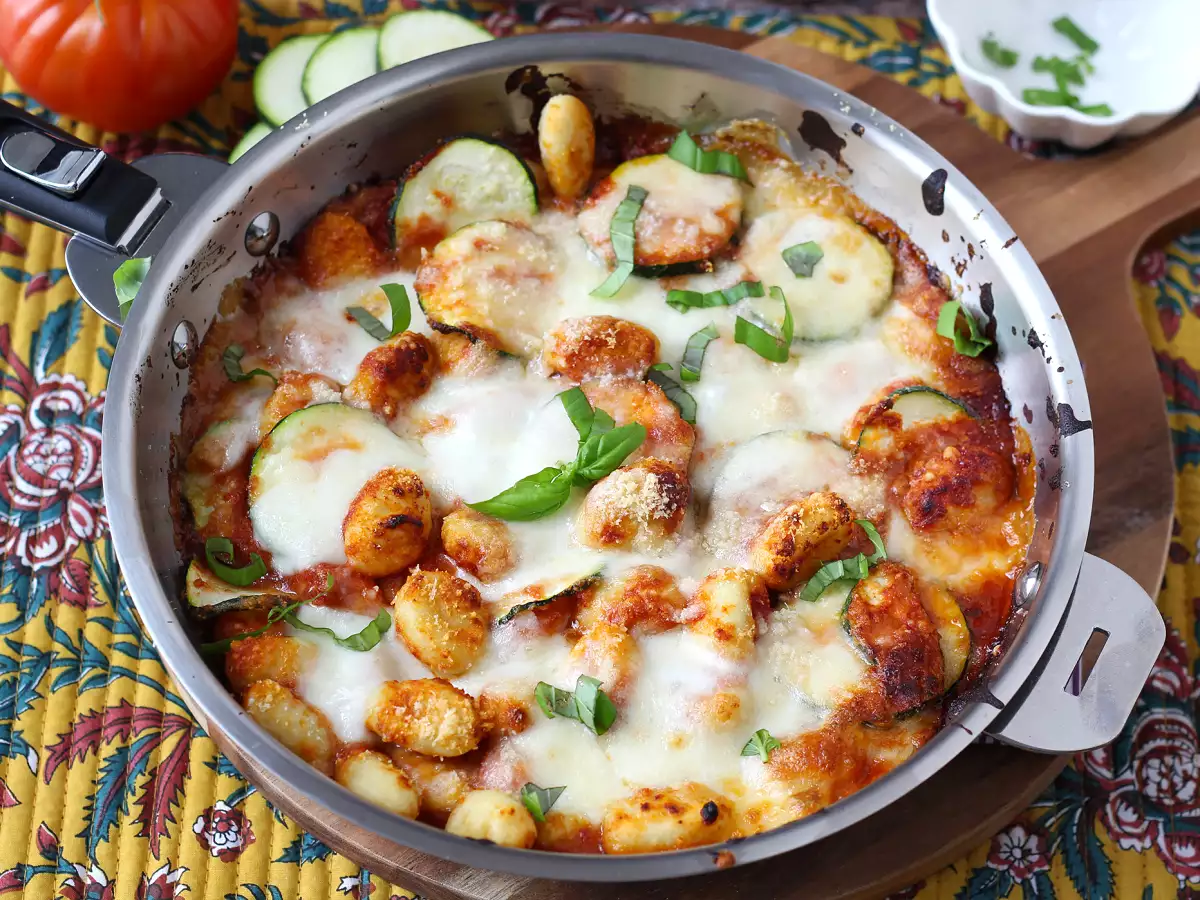Nopea resepti: kesäkurpitsa-gnocchi-mozzarella-gratin - kuva 8