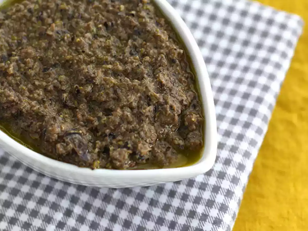 Nopea tapenade mustista oliiveista - kuva 4