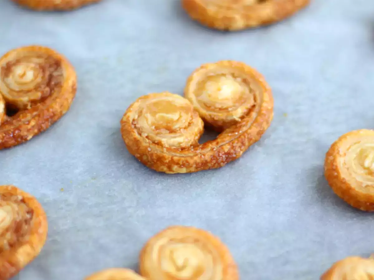 Nopeat ja helpot palmiers-leivonnaiset lehtitaikinasta - kuva 3