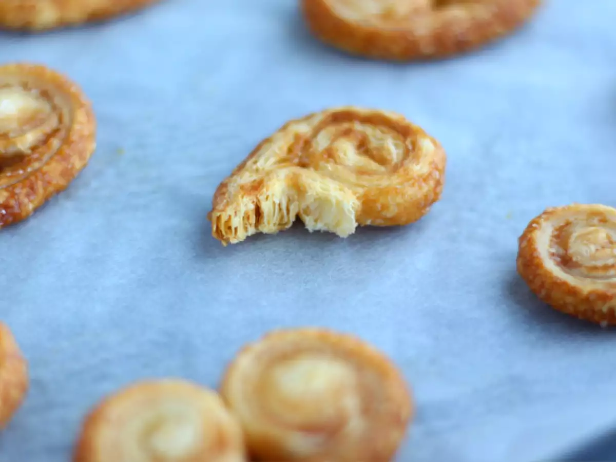 Nopeat ja helpot palmiers-leivonnaiset lehtitaikinasta - kuva 4