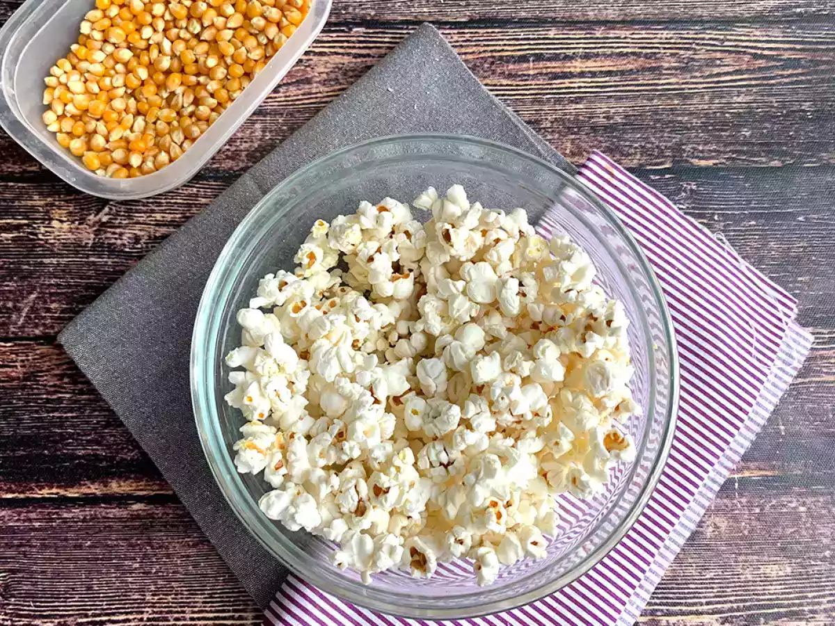 Öljytön mikroaaltouunipopcorn - kuva 2