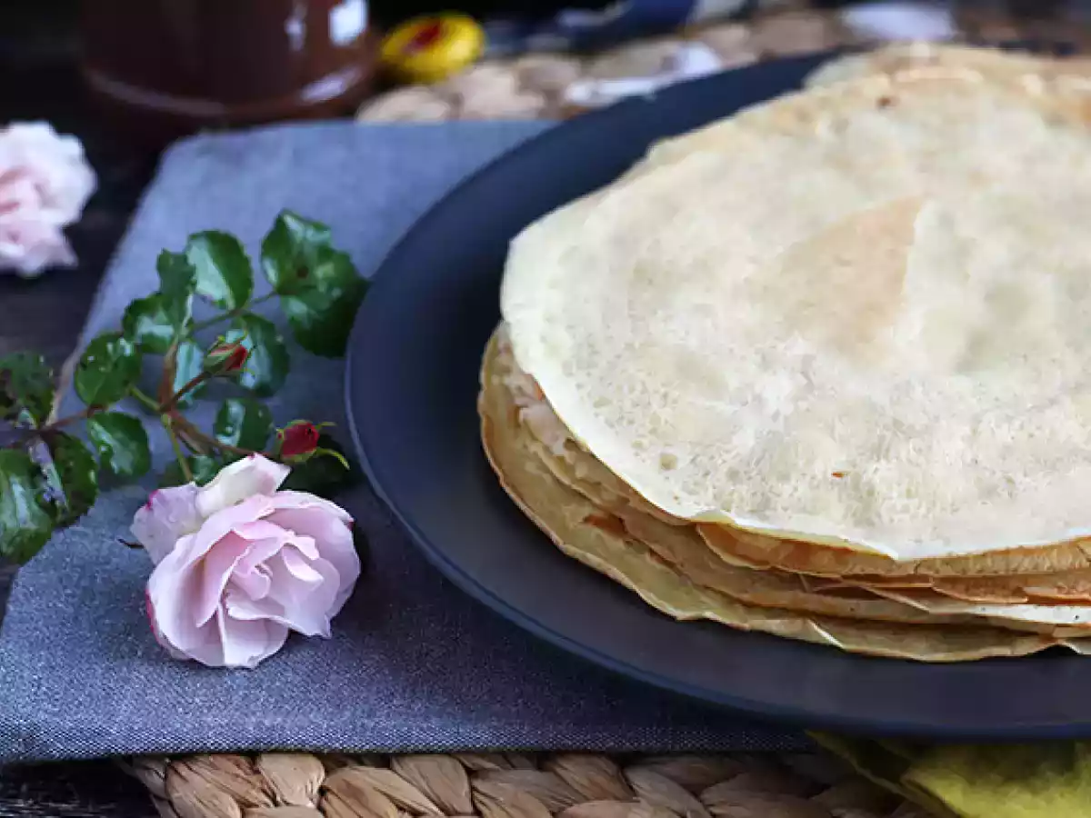 Oluen kanssa pannukakkutaikina - kuva 2