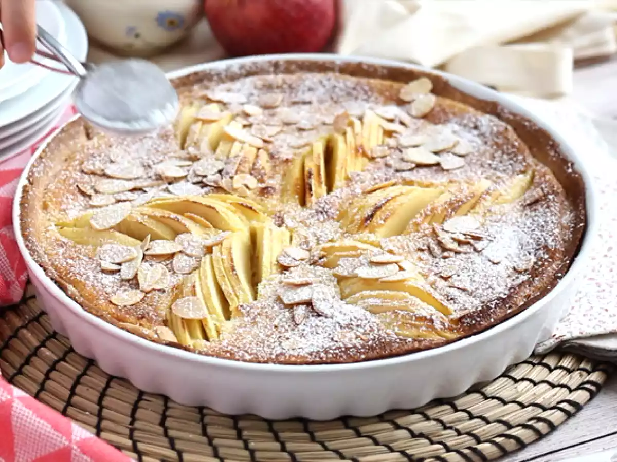 Omena- ja mantelikakku (Tarte normande) - kuva 6