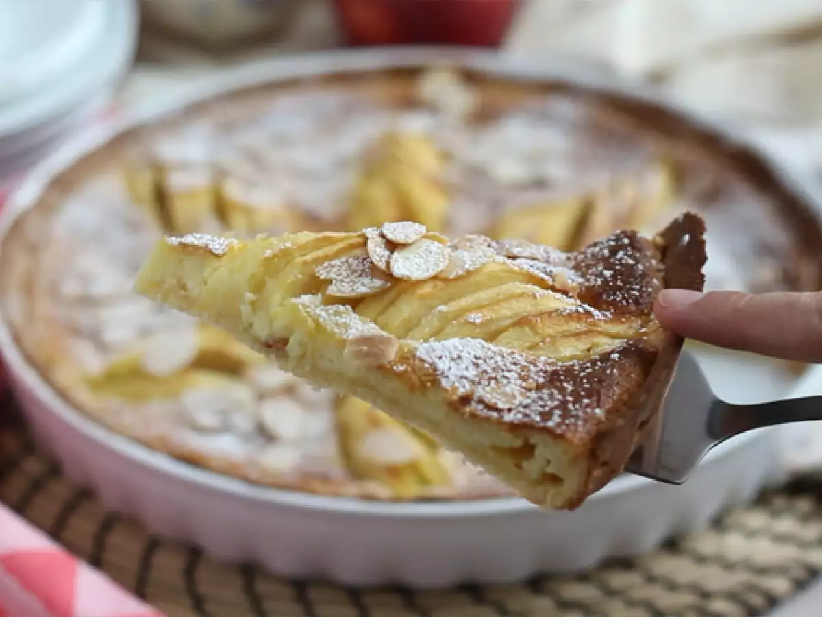 Omena-mantelipiirakka (Tarte normande) - kuva 3
