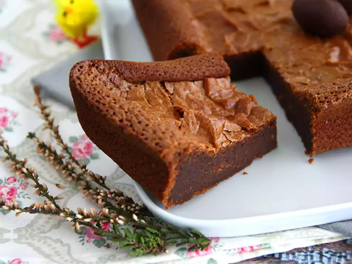 Pääsiäissuklaajäämistä valmistettu brownie - kuva 2