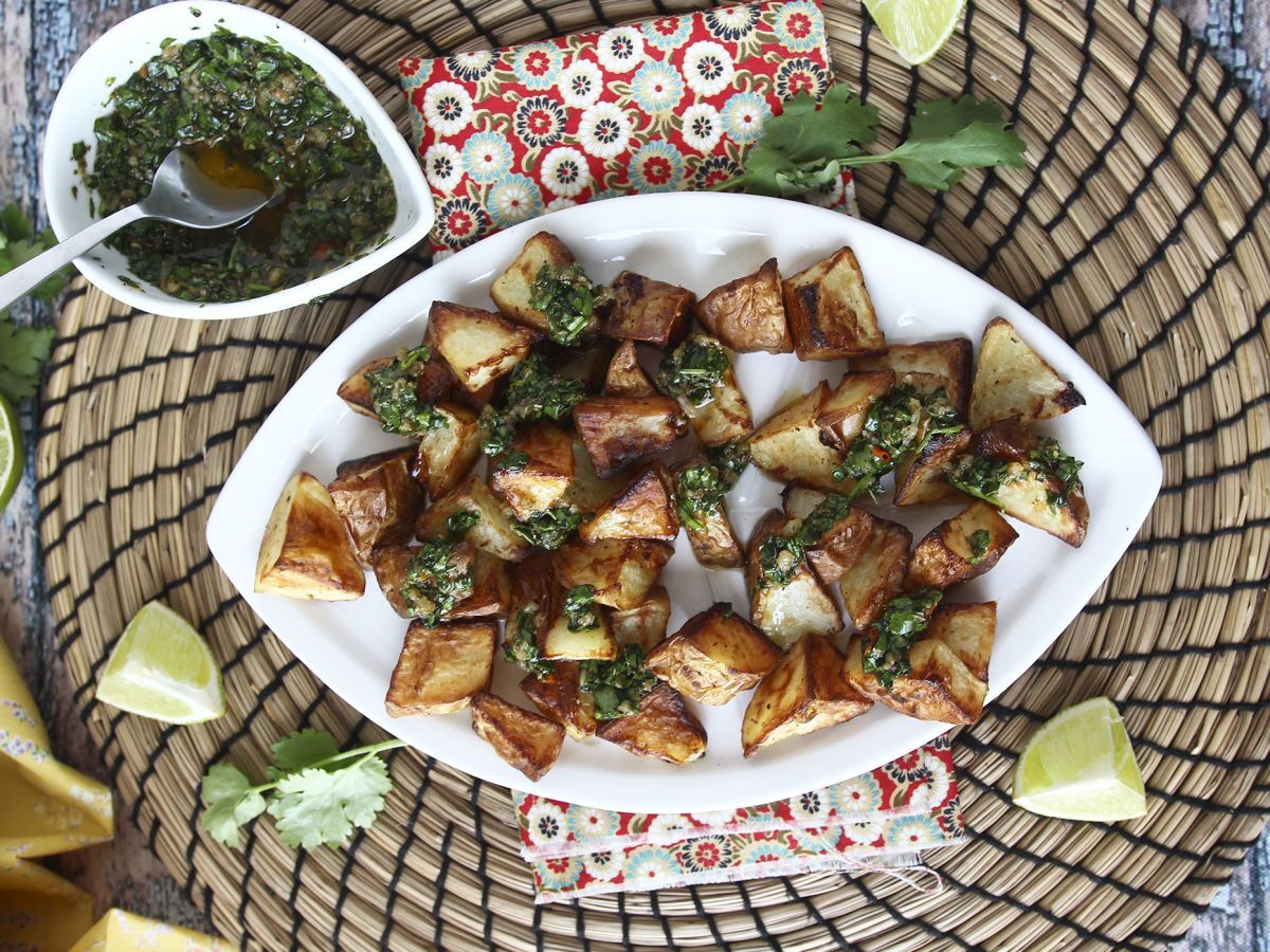 Paistetut perunat chimichurrin kera - kuva 7