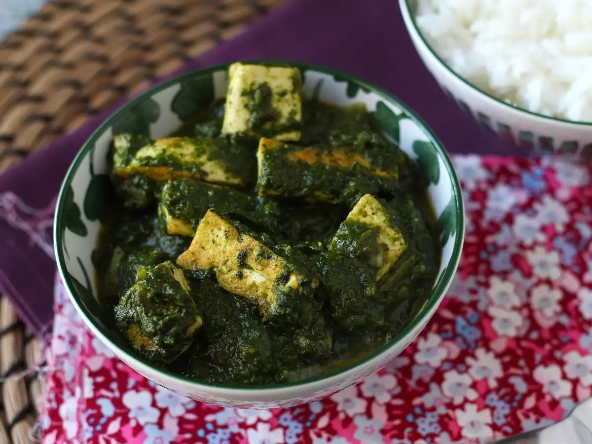 Palak tofu: intialainen pinaatti-tofucurry - kuva 4