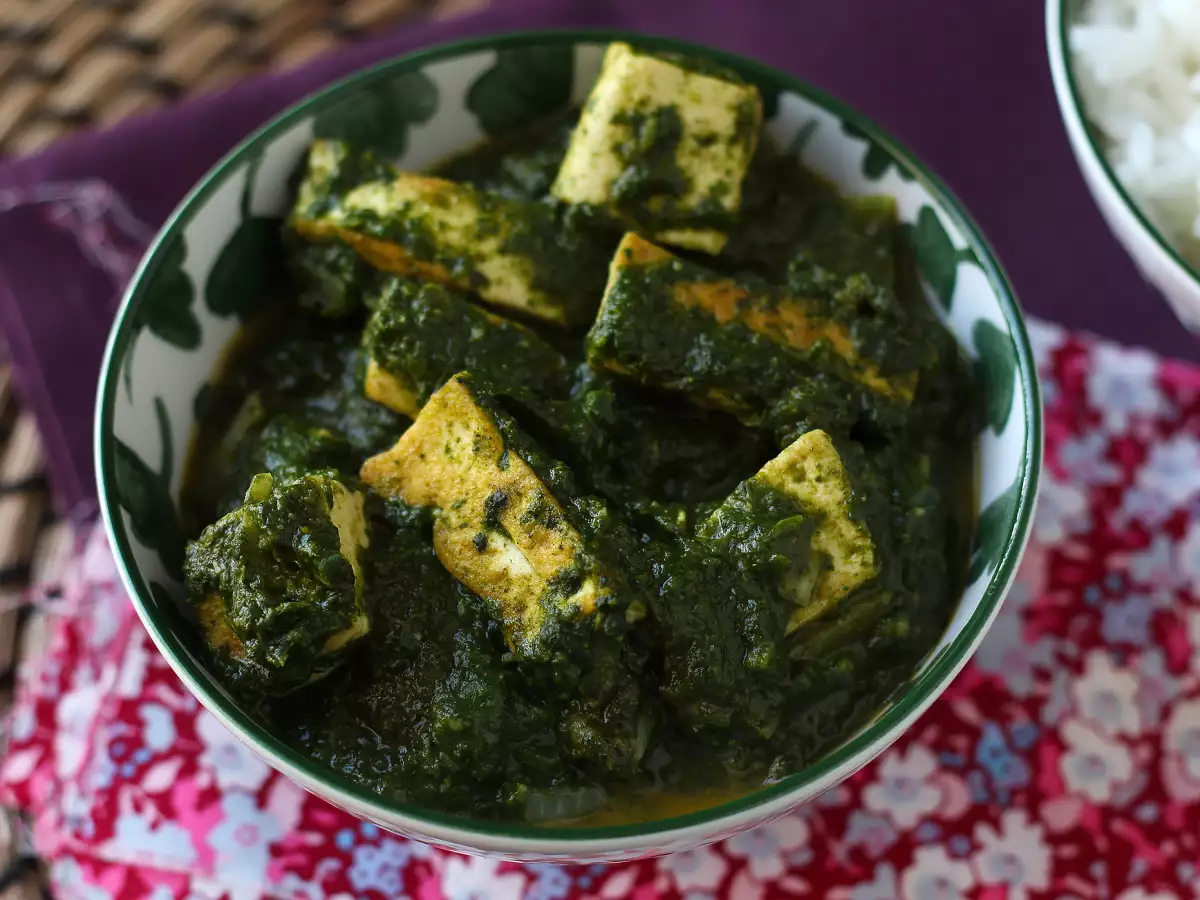 Palak tofu: intialainen pinaatti-tofucurry - kuva 5