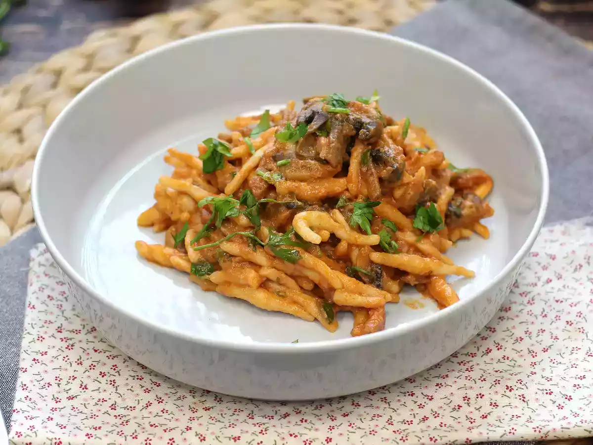 Pasta alla boscaiola, ihanteellinen syksyn ja talven ensimmäinen ruoka - kuva 3