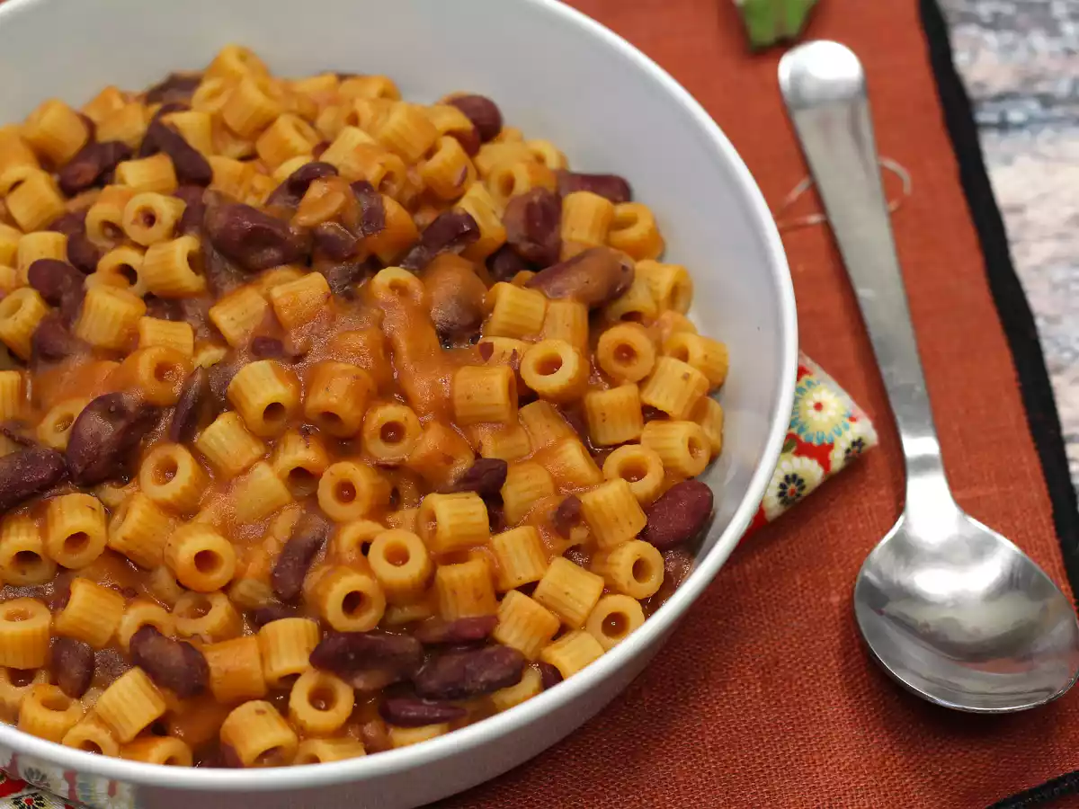 Pasta e fagioli, nopea ja kermainen resepti - kuva 2