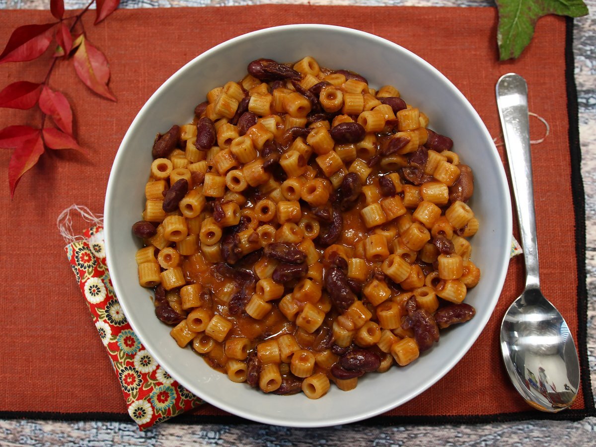 Pasta e fagioli, nopea ja kermainen resepti - kuva 3