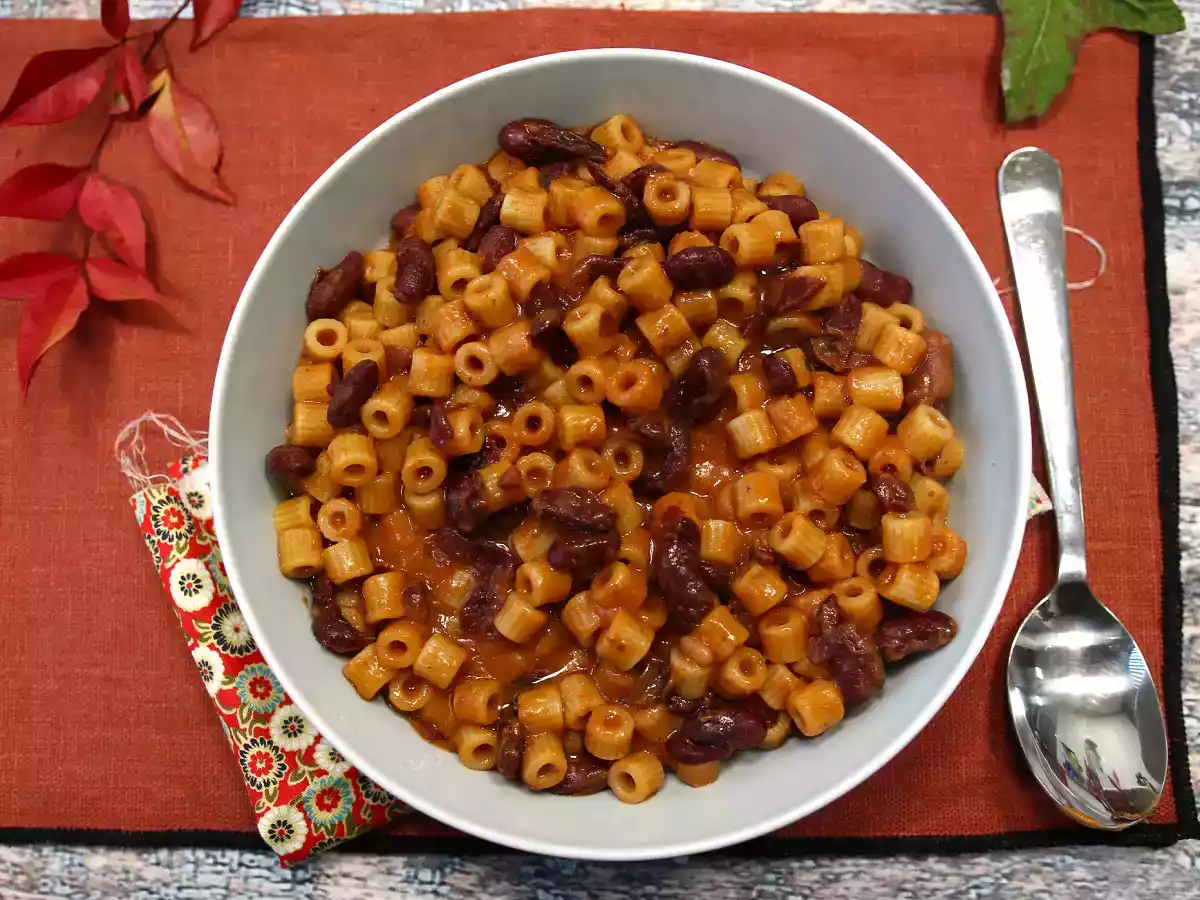 Pasta e fagioli, nopea ja kermainen resepti - kuva 3