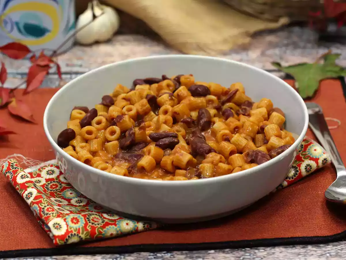 Pasta e fagioli, nopea ja kermainen resepti - kuva 4