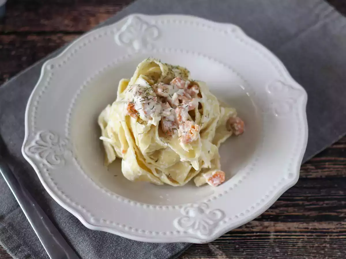 Pasta lohen ja ricottan kanssa – kermainen resepti, jota kaikki haluavat kokeilla - kuva 3