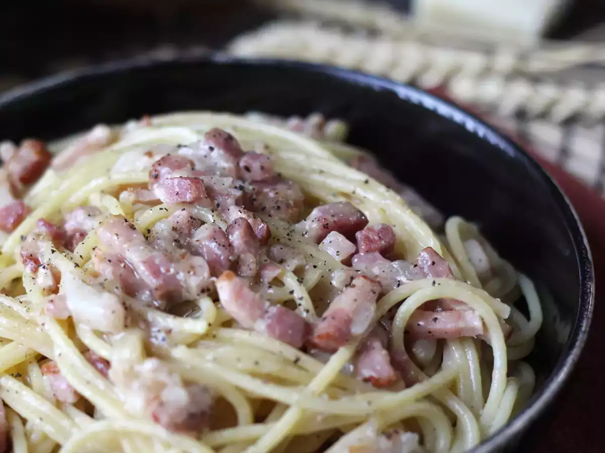 Pasta pekonilla: helppoa, halpaa ja kermaista - kuva 2