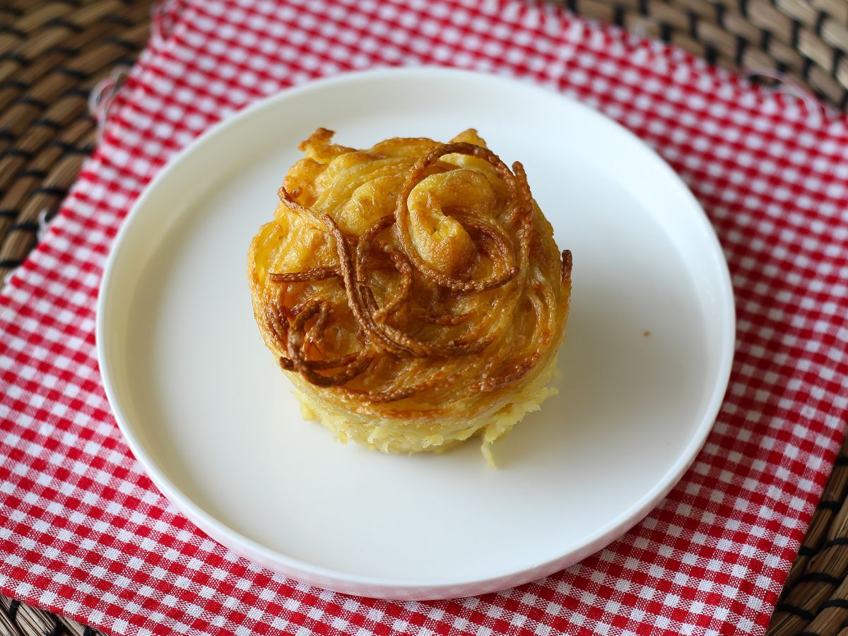 Pastaomeletti ilmakeittimessä - kuva 3