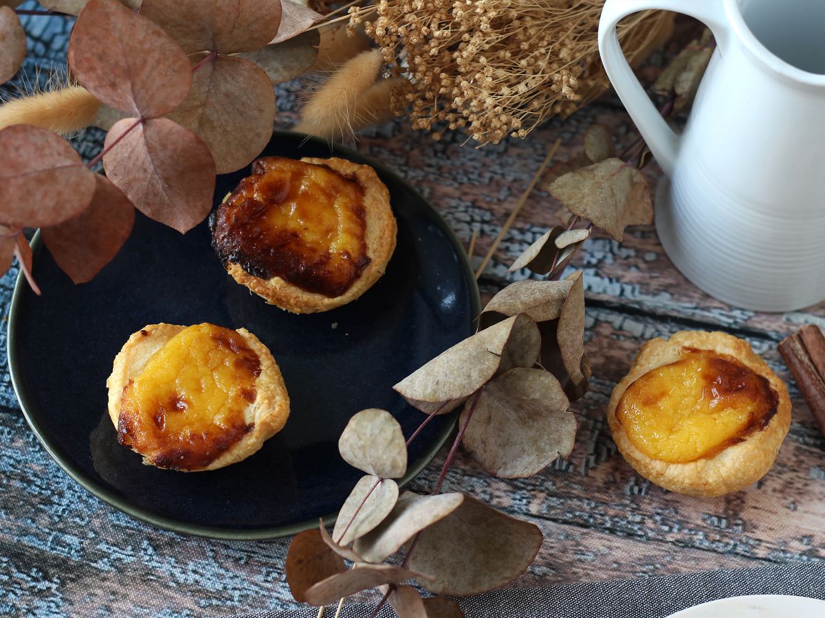 Pastéis de nata ilmakeittimessä. Nopea ja helppo resepti perinteiseen portugalilaiseen makeaan. - kuva 6