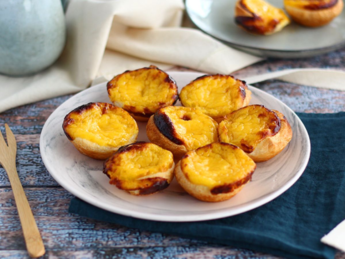 Pasteis de Nata (portugalilaiset leivonnaiset)