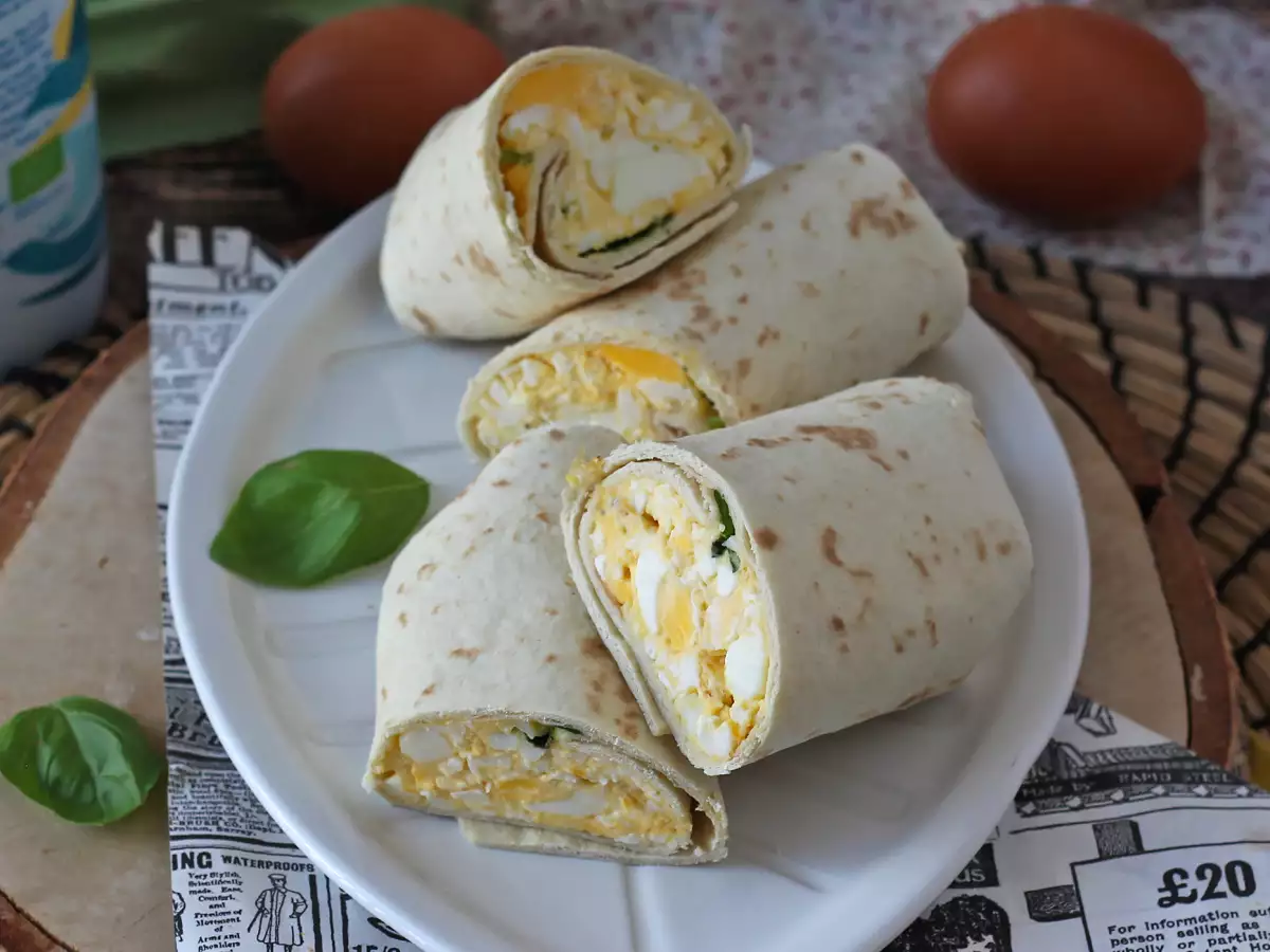 Pehmeä, superproteiinipitoinen muna-fetawrap - kuva 3