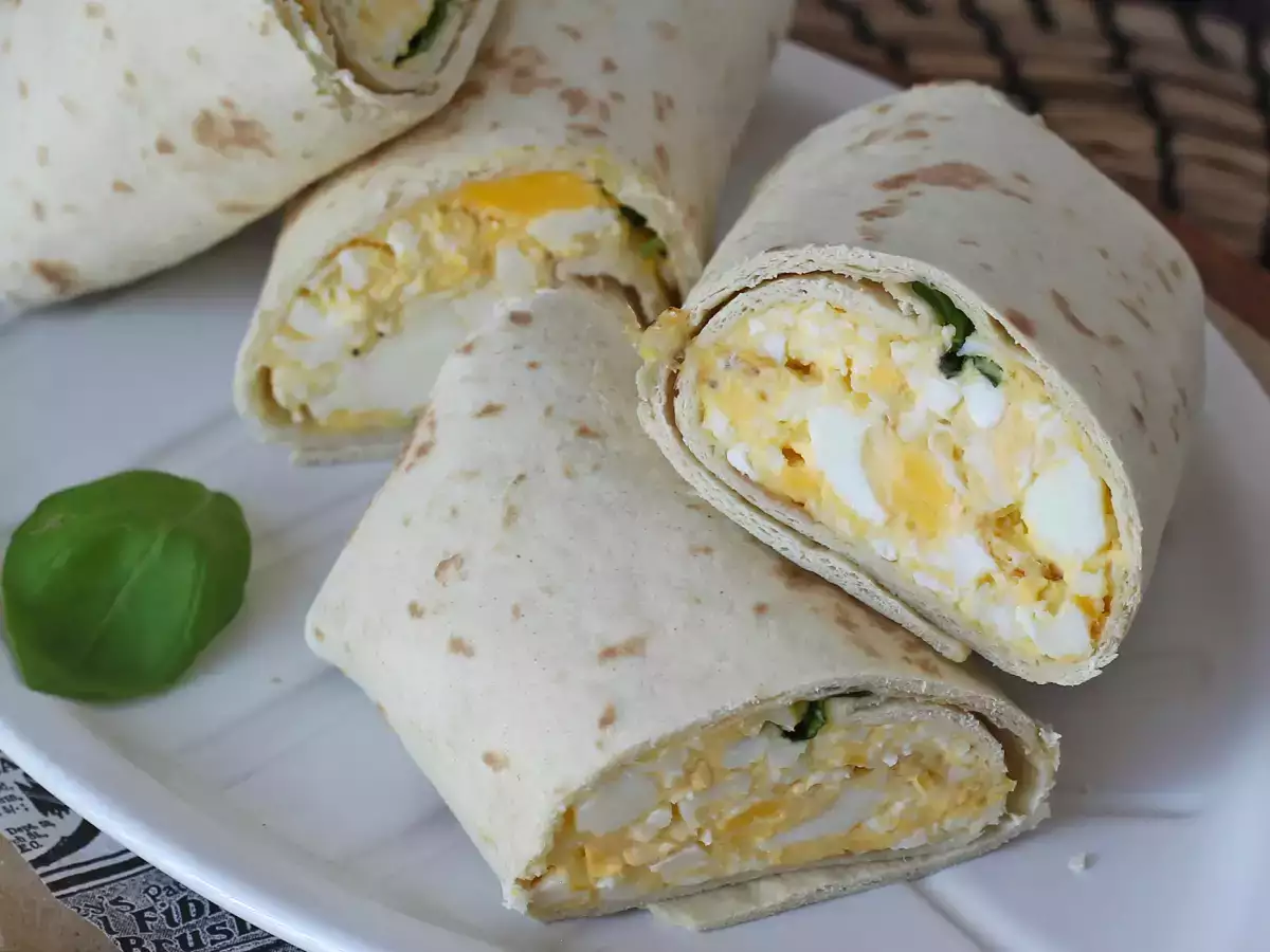 Pehmeä, superproteiinipitoinen muna-fetawrap - kuva 4