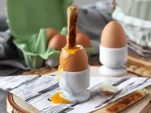 Resepti Pehmeäksi keitetyt munat air fryerissä